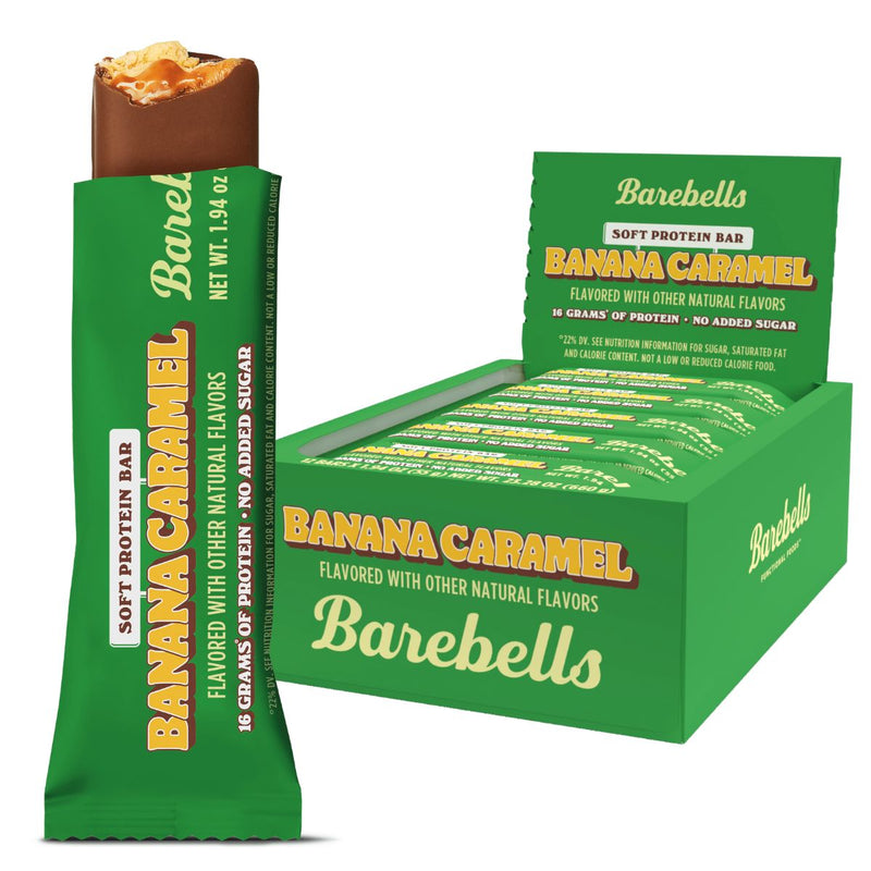 Barebells Soft Protein Bar Protein Bars Barebells Size: 12 Pack Flavor: Banana Caramel