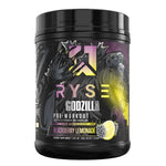RYSE Godzilla Pre-Workout Preworkout RYSE Size: Workout 40 servings Flavor: Blackberry Lemonade