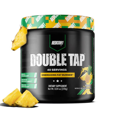 Redcon1 Double Tap Powdered Fat Burner Weight Management RedCon1 Size: 40 Servings Flavor: Pineapple