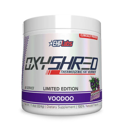 EHP OxyShred Thermogenic Fat Burner EHP Labs Size: 60 Scoops Flavor: Voodoo Blackberry