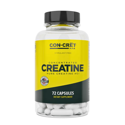 Con-Cret Pure Creatine HCI Capsules Creatine Con-Cret Size: 72 Capsules Flavor: Unflavored