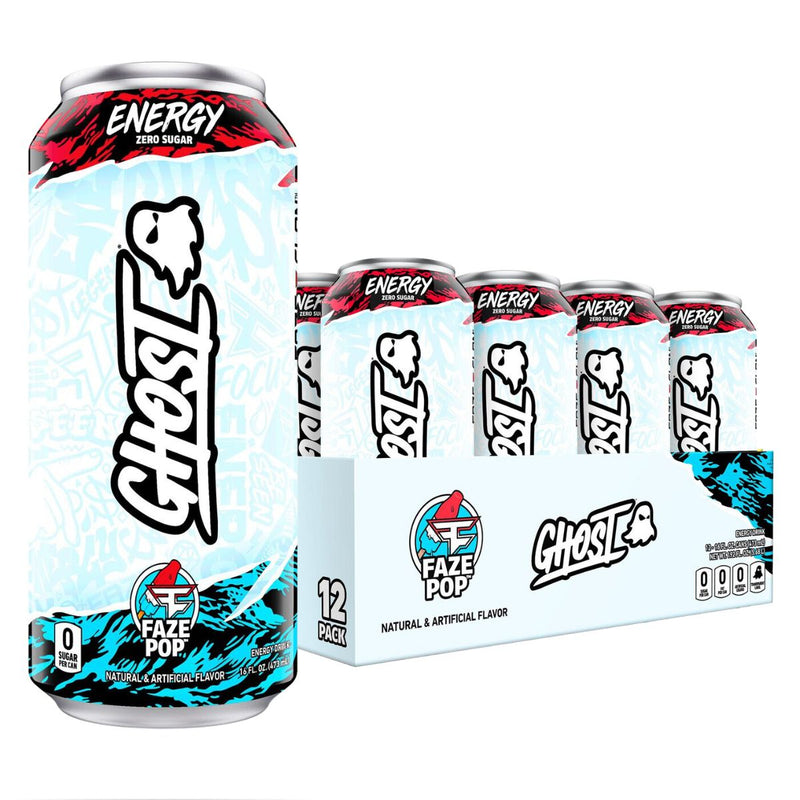 GHOST Energy Drink Energy Drink GHOST Size: 12 Cans Flavor: Faze Pop