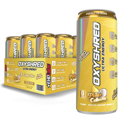 EHP Labs OxyShred Ultra Energy Drink RTD Energy Drink EHP Labs Size: 12 Cans Flavor: Pina Colada