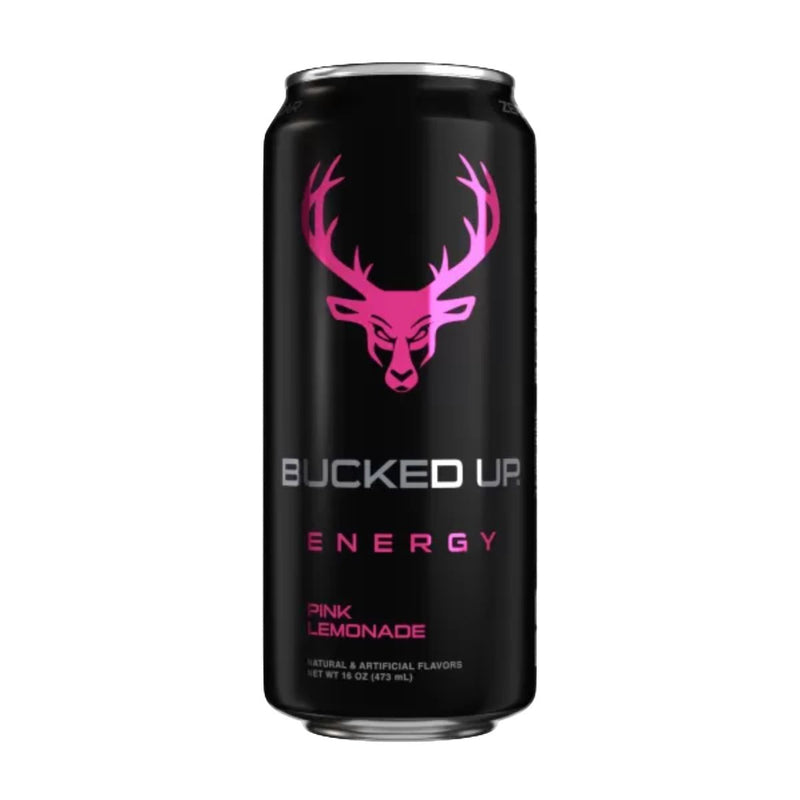 Bucked Up Energy Drink Energy Drink Bucked Up Size: 12 Pack Flavor: Pink Lemonade
