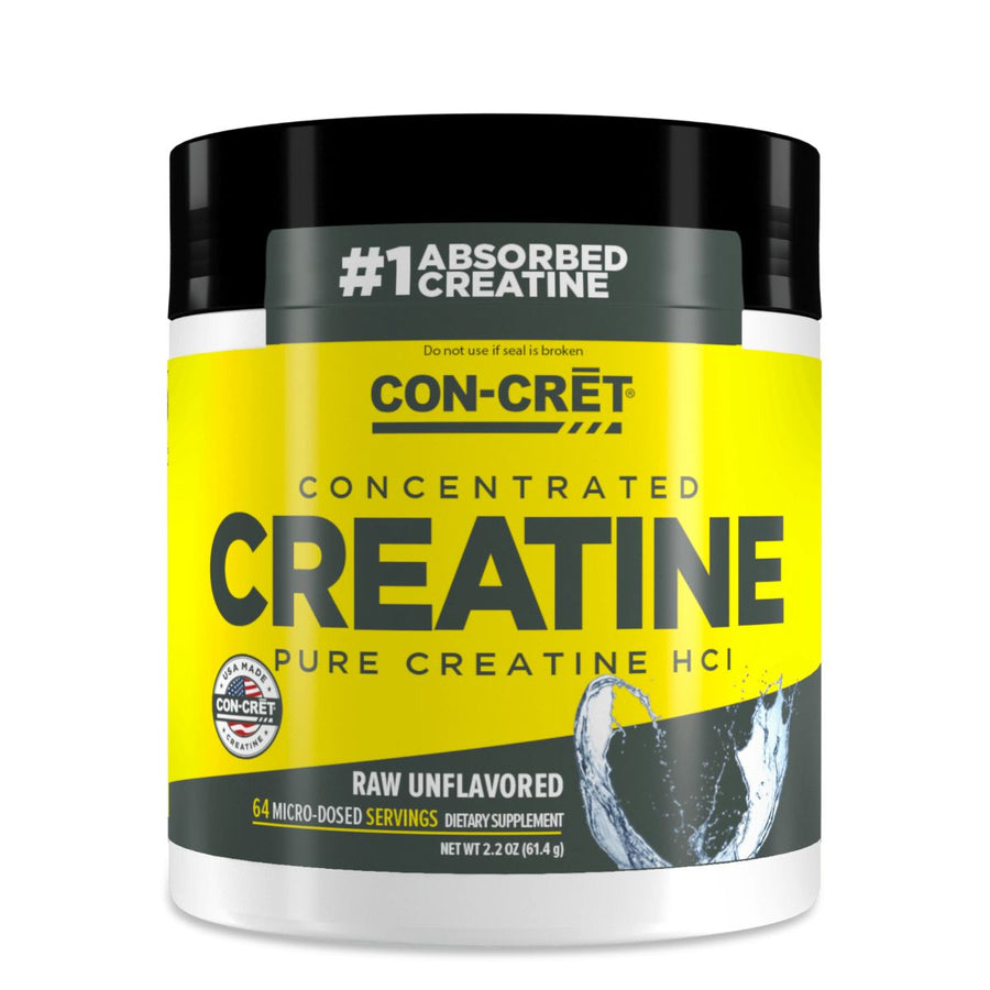 Con-Cret Pure Creatine HCI Creatine Con-Cret Size: 30 Servings Flavor: Unflavored