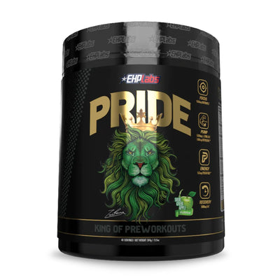EHP PRIDE Pre-Workout EHP Labs Size: 30 Scoops Flavor: Sour Green Apple