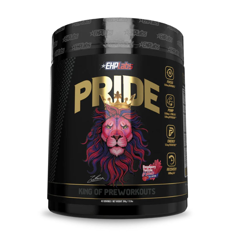 EHP PRIDE Pre-Workout EHP Labs Size: 30 Scoops Flavor: Raspberry Twizzle fo&