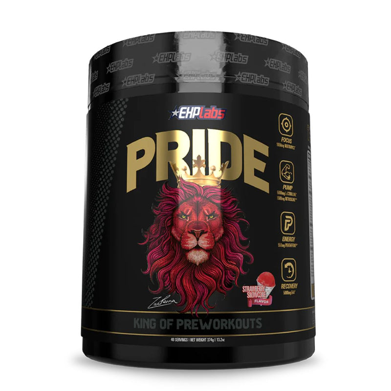 EHP PRIDE Pre-Workout EHP Labs Size: 30 Scoops Flavor: Strawberry Snowcone