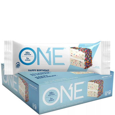 ONE Bar Healthy Snacks ONE Size: 12 Bars Flavor: Birthday Cake