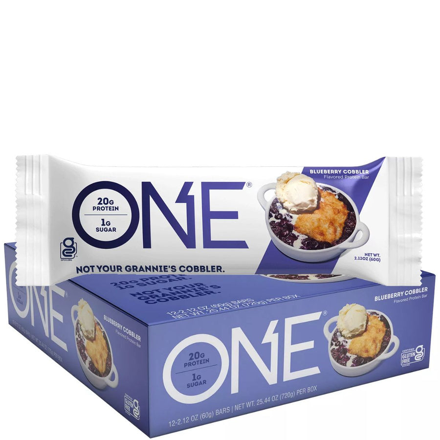 ONE Bar Healthy Snacks ONE Size: 12 Bars Flavor: Blueberry Cobbler