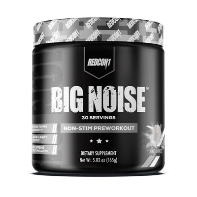 Redcon1 Big Noise Non Stim Pre Workout Pump Pre Workout RedCon1 Size: 30 Servings Flavor: Unflavored