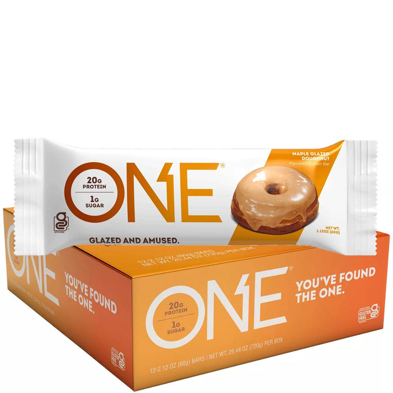 ONE Bar Healthy Snacks ONE Size: 12 Bars Flavor: Maple Glazed Doughnut
