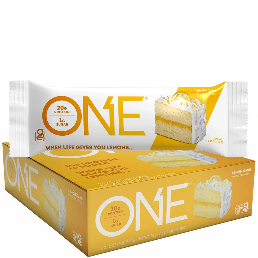 ONE Bar Healthy Snacks ONE Size: 12 Bars Flavor: Lemon Cake