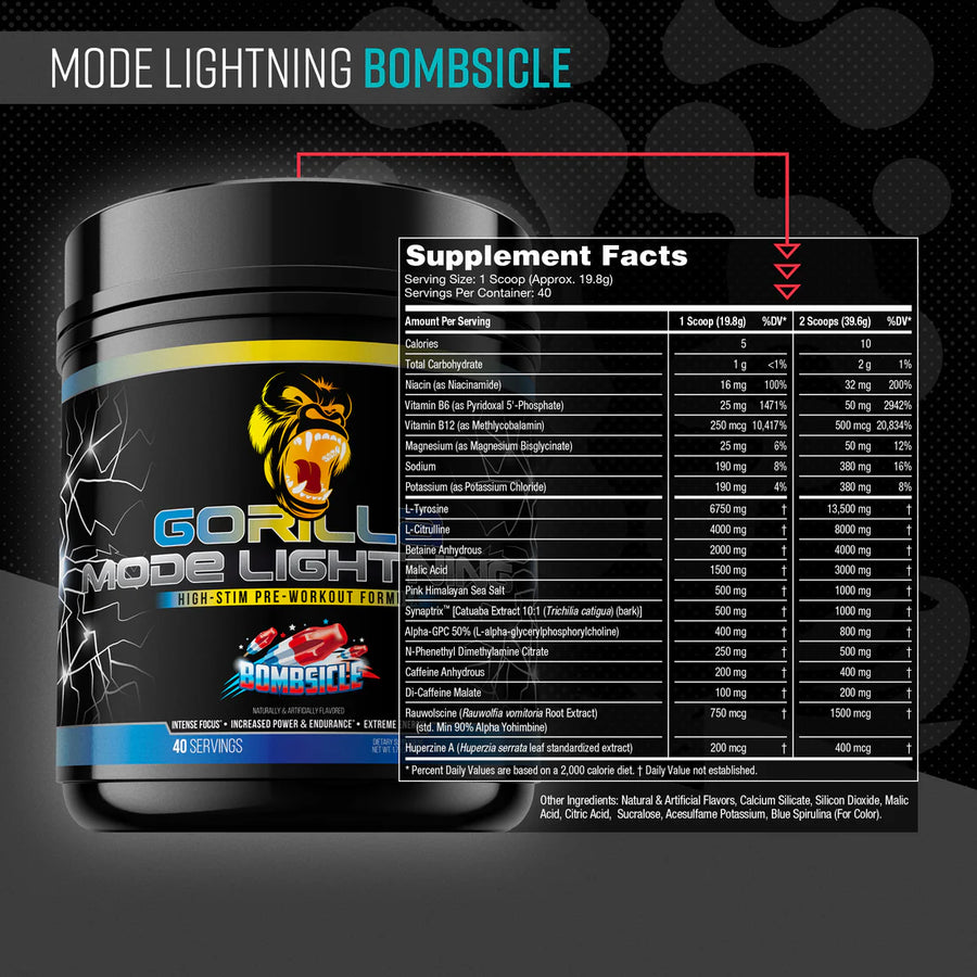 gorilla mode ar l carnitine l tartrate 750 mg Mind - Gorilla Glycerol - 30 fl oz (60 Servings) Gorilla Mode AR L-Carnitine
