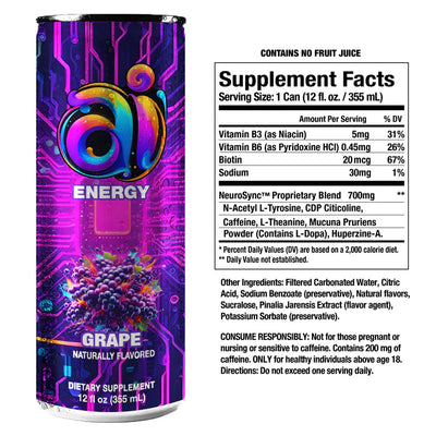 #nutrition facts_12 Cans / Grape