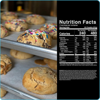 #nutrition facts_12 Pack / Milk & Cookies