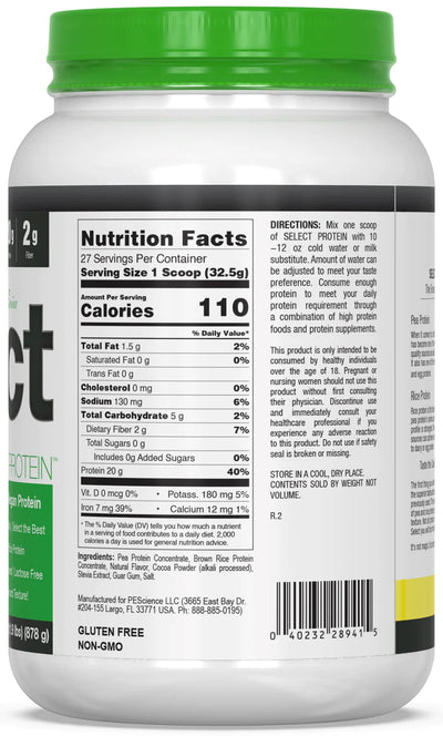 #nutrition facts_27 Servings / Amazing Mint Chocolate