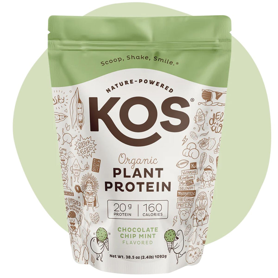 KOS Organic Plant Protein Protein KOS Size: 28 Servings Flavor: Chocolate Chip Mint