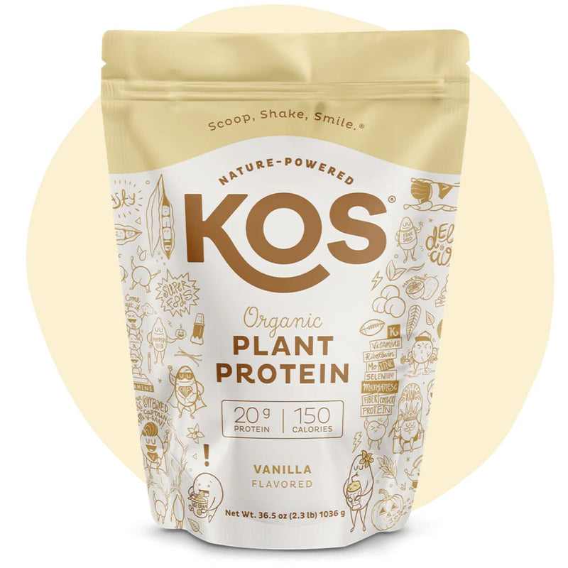KOS Organic Plant Protein Protein KOS Size: 28 Servings Flavor: Vanilla
