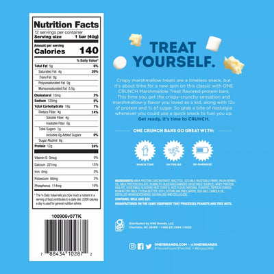 #nutrition facts_12 Bars / Marshmallow Treat