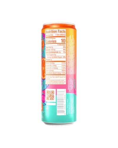 #nutrition facts_12 Cans / Orange Kiss