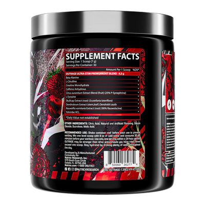 #nutrition facts_30 Servings / Fruit Punch