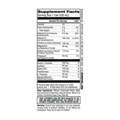 #nutrition facts_12 Cans / Pineapple Coconut