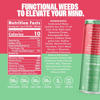 #nutrition facts_12 Cans / Rainbow Sherbet