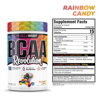 #nutrition facts_30 Scoops / Rainbow Candy