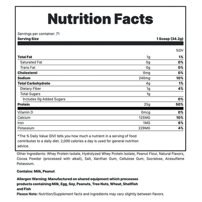 #nutrition facts_5 Lbs. / Vanilla