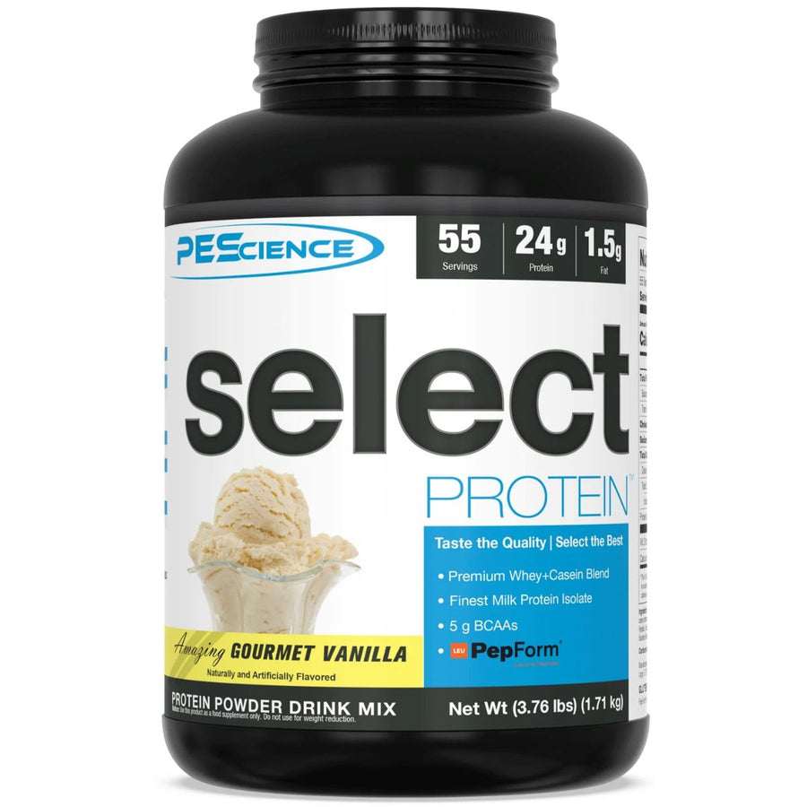 PES Select Protein Protein PEScience Size: 55 Servings Flavor: Gourmet Vanilla