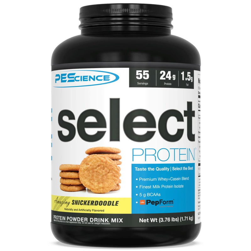 PES Select Protein Protein PEScience Size: 55 Servings Flavor: Snickerdoodle