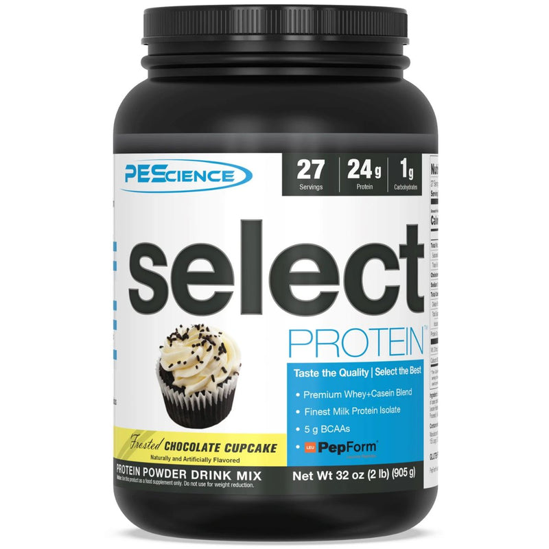 PES Select Protein Protein PEScience Size: 27 Servings Flavor: Frosted Chocolate Cupcake