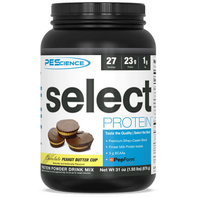 PES Select Protein Protein PEScience Size: 27 Servings Flavor: Chocolate Peanut Butter Cup