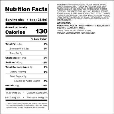 #nutrition facts_10 Bags / Spicy