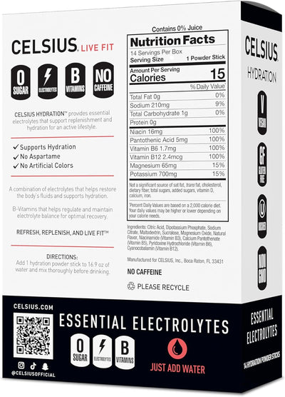 #nutrition facts_14 Sticks / Strawberry Watermelon