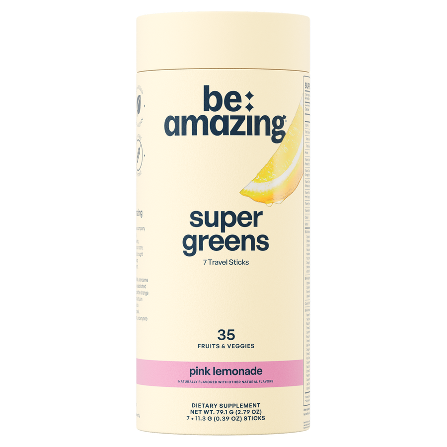 be amazing super greens travel sticks