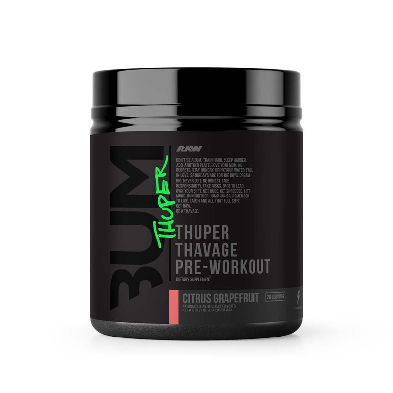 Get Raw Thuper Thavage Pre-Workout