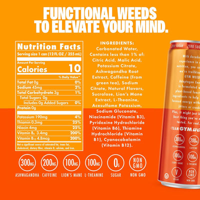 #nutrition facts_12 Cans / Tangerine