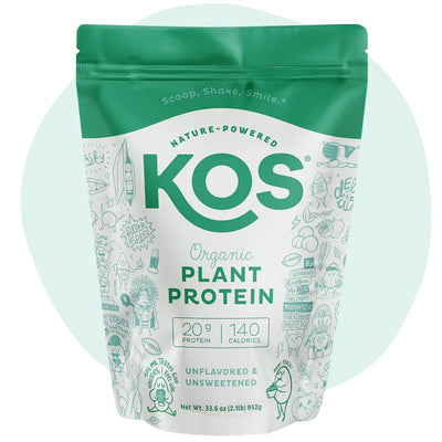 KOS Organic Plant Protein Protein KOS Size: 28 Servings Flavor: Unflavored