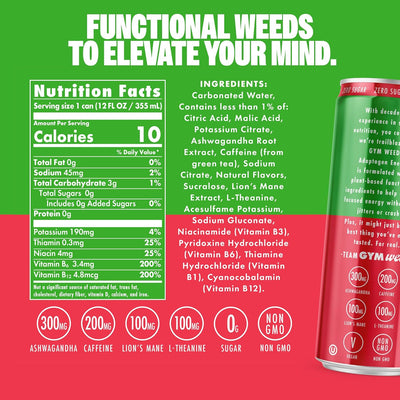 #nutrition facts_12 Cans / Watermelon