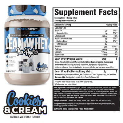 #nutrition facts_2 Lbs. / Cookies & Cream