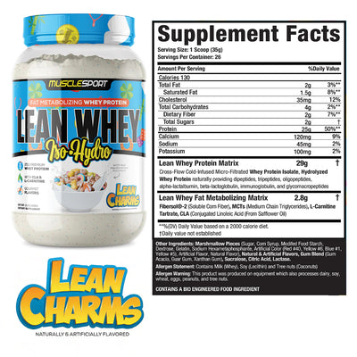 #nutrition facts_2 Lbs. / Lean Charms