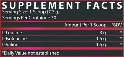 #nutrition facts_30 Servings / Fruit Punch