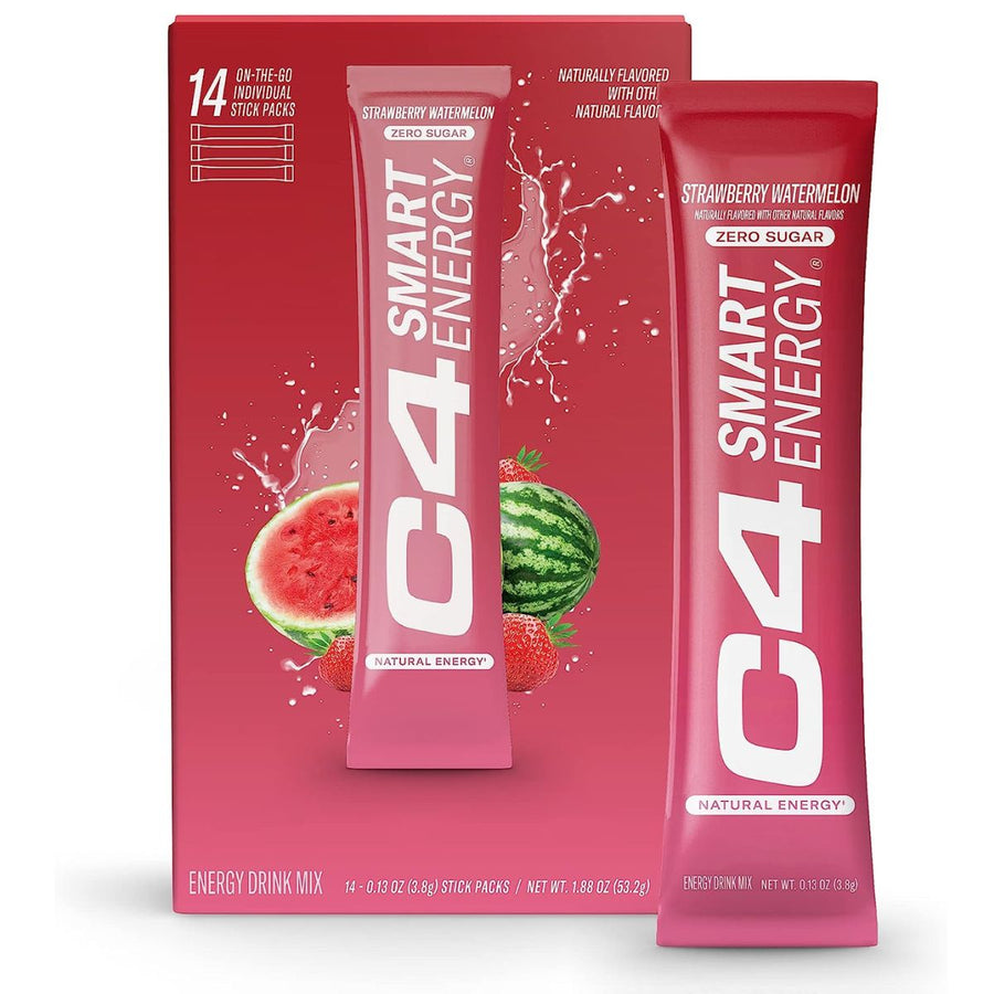 Cellucor C4 Smart Energy Sticks Pre-Workout Cellucor Size: 14 Sticks Flavor: Strawberry Watermelon
