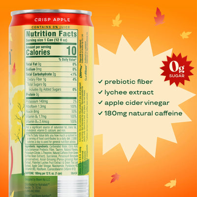 #nutrition facts_12 Cans / Crisp Apple