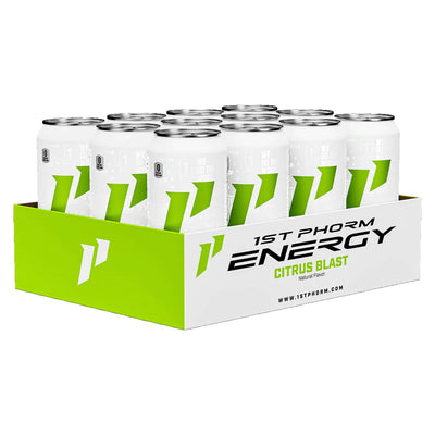 1st Phorm Energy Drink Energy Drink 1st Phorm Size: 12 Cans Flavor: Citrus Blast