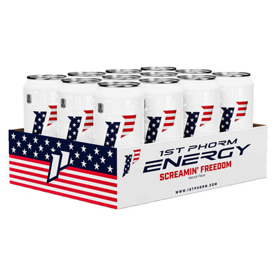 1st Phorm Energy Drink Energy Drink 1st Phorm Size: 12 Cans Flavor: Screamin' Freedom
