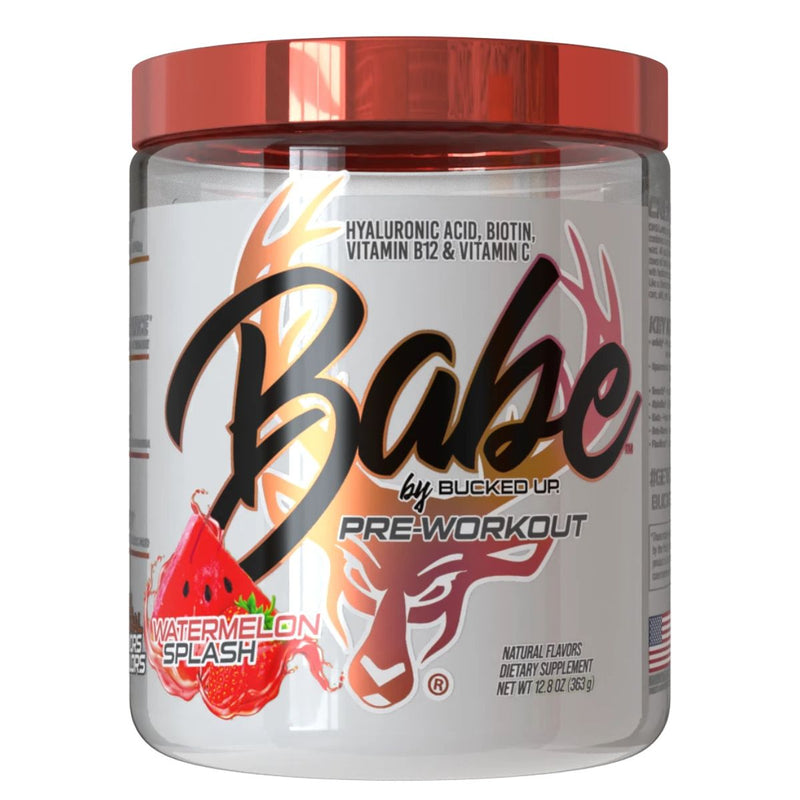 Bucked Up Babe Pre Workout Pre-Workout Bucked Up Size: 30 Servings Flavor: Watermelon Splash (Strawberry/Watermelon)