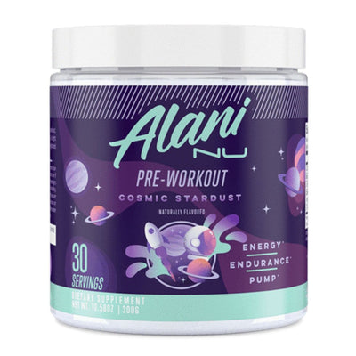 Alani Nu Pre Workout Pre-Workout Alani Nu Size: 30 Servings Flavor: Cosmic Stardust